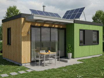 moduli prefabbricati affiancati abitativi
