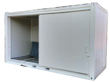 20' high cube  Open side scorrevole